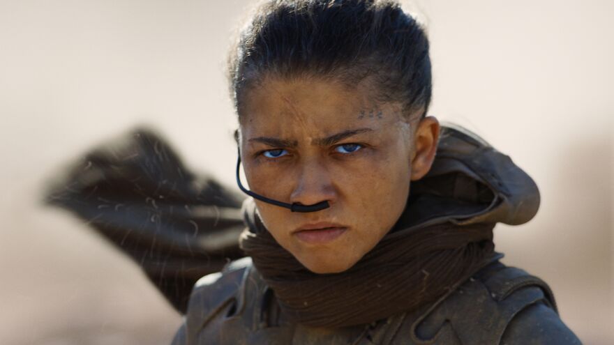 A still of actress Zendaya playing character Chani
