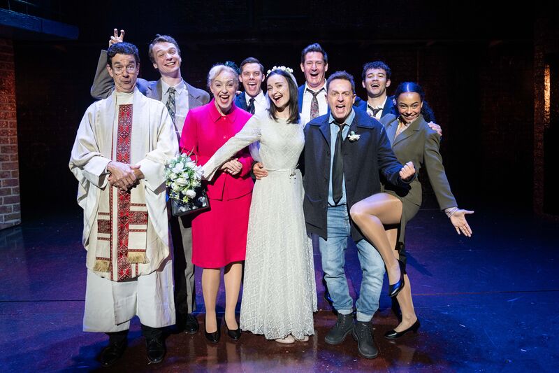 Principle Cast on Stage in Wedding scene