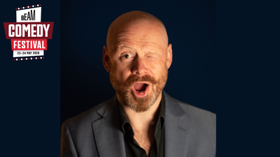 Alistair Barrie winking