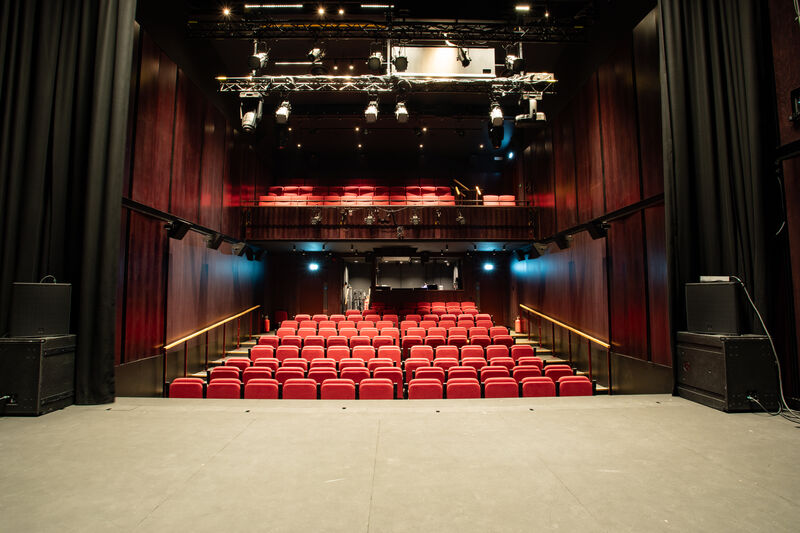 Auditorium with red seats