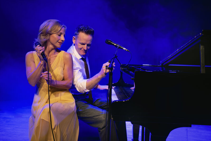 Pulman & Stilgoe performing at the piano