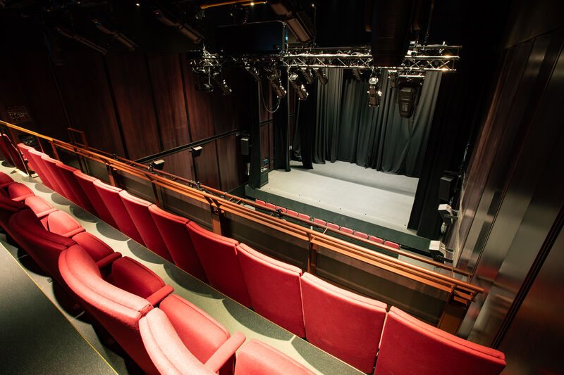 view of stage from balcony